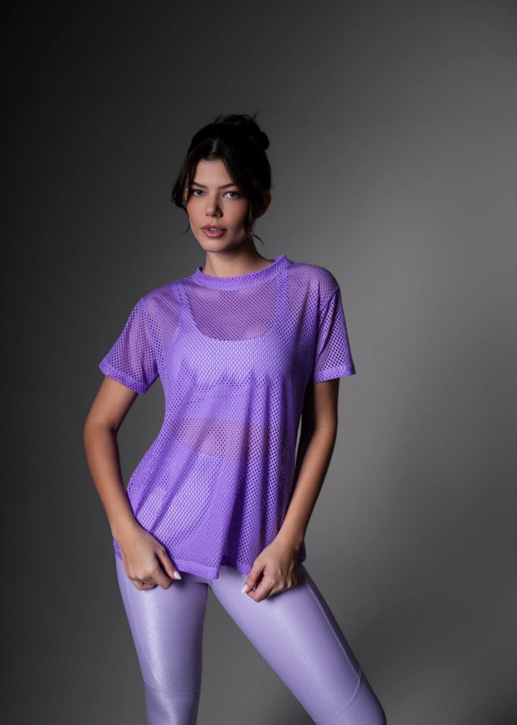 BLUSA ARRASTÃO TREND LAVANDA